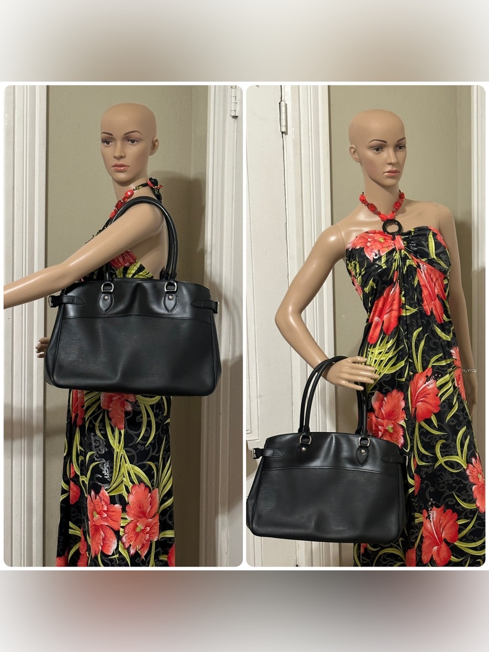 Louis Vuitton Passy Tote Epi Bag in Black - Picture 15 of 15